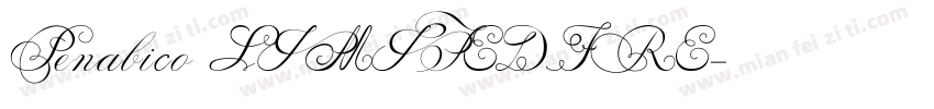 Penabico LIMITED FRE字体转换